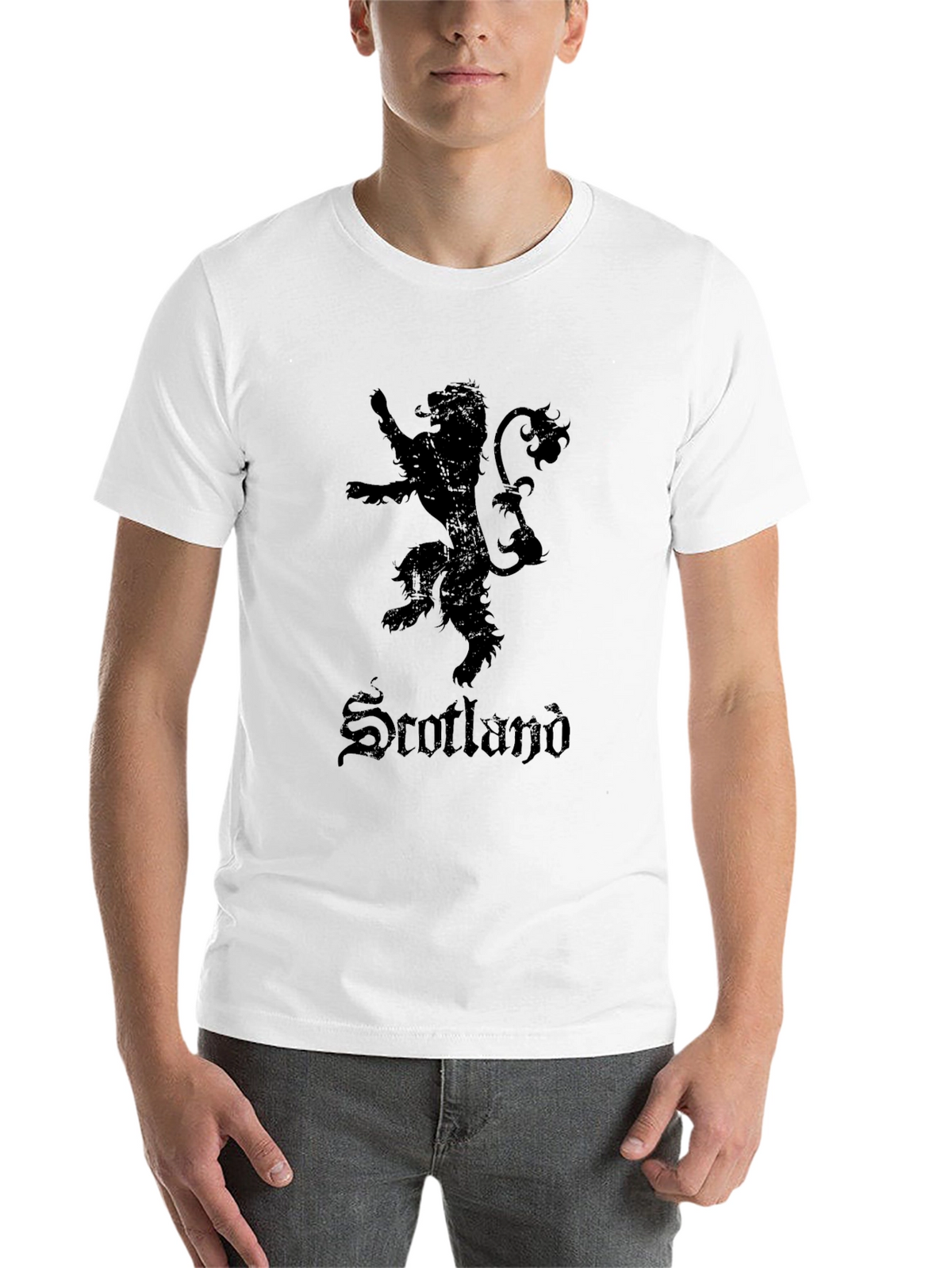 Scotland Lion Rampant Black T-Shirt