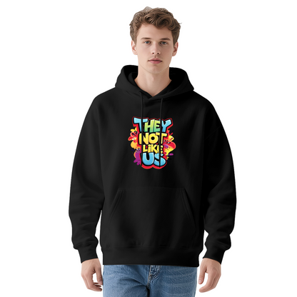 Vibrant Graffiti They Not Like Us Street Hoodie