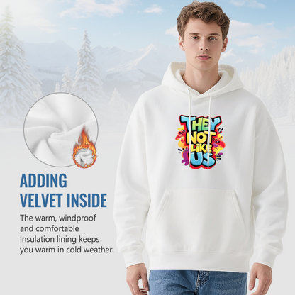 Vibrant Graffiti They Not Like Us Street Hoodie