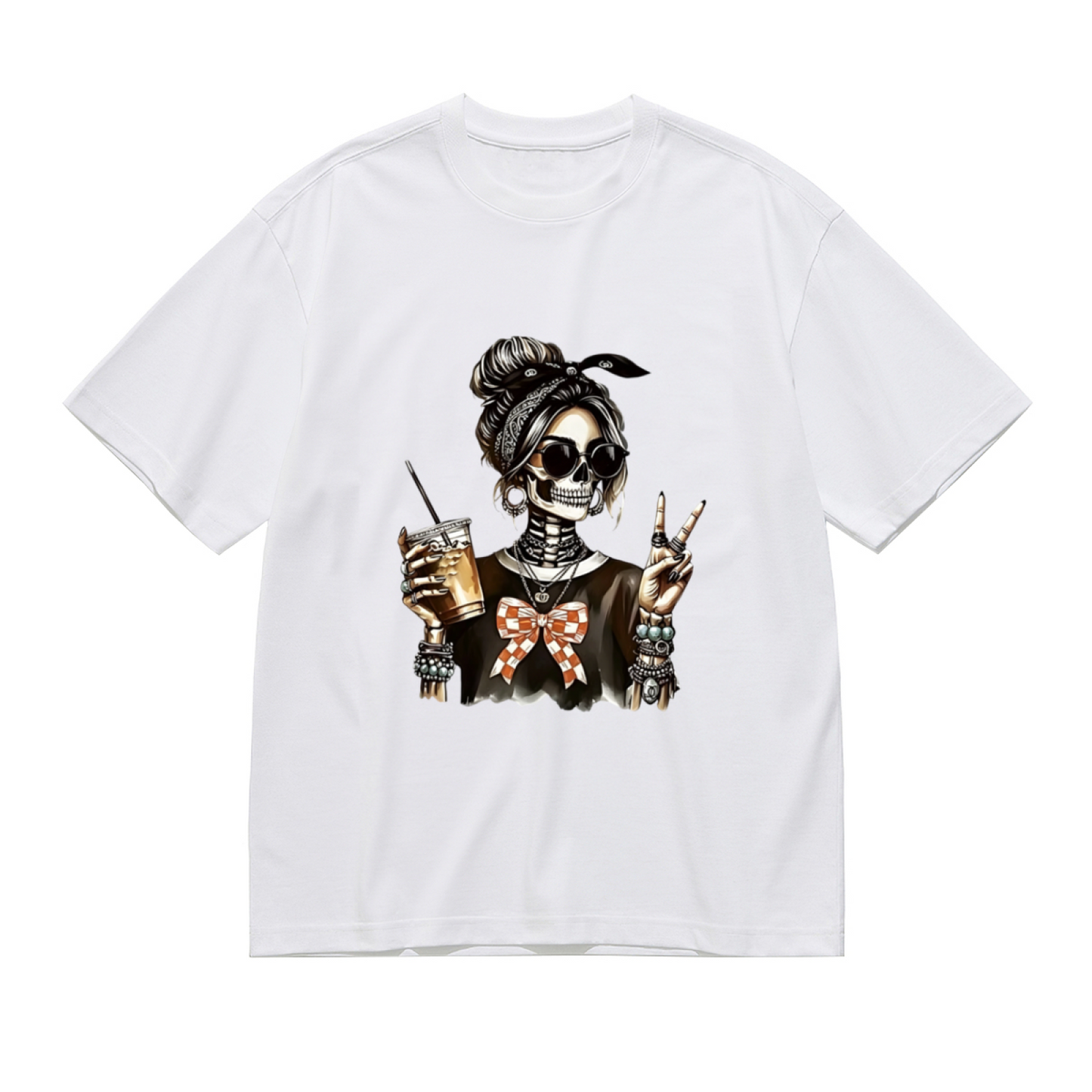 Watercolor Hummingbird Purple Floral Art T-Shirt