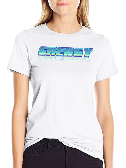 Energy Retro Graphic Black T-Shirt