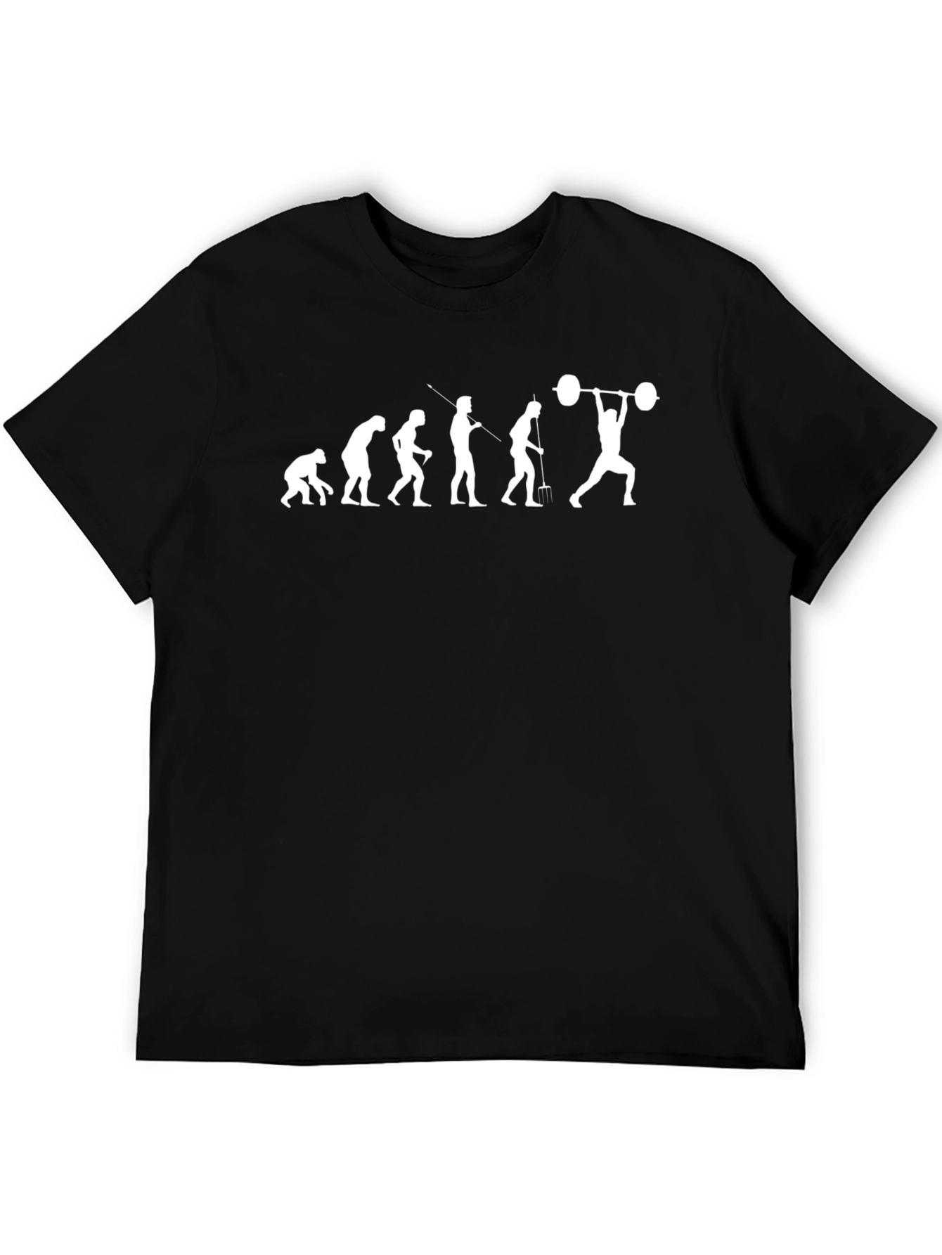 Evolution of Weightlifting T-Shirt - Black