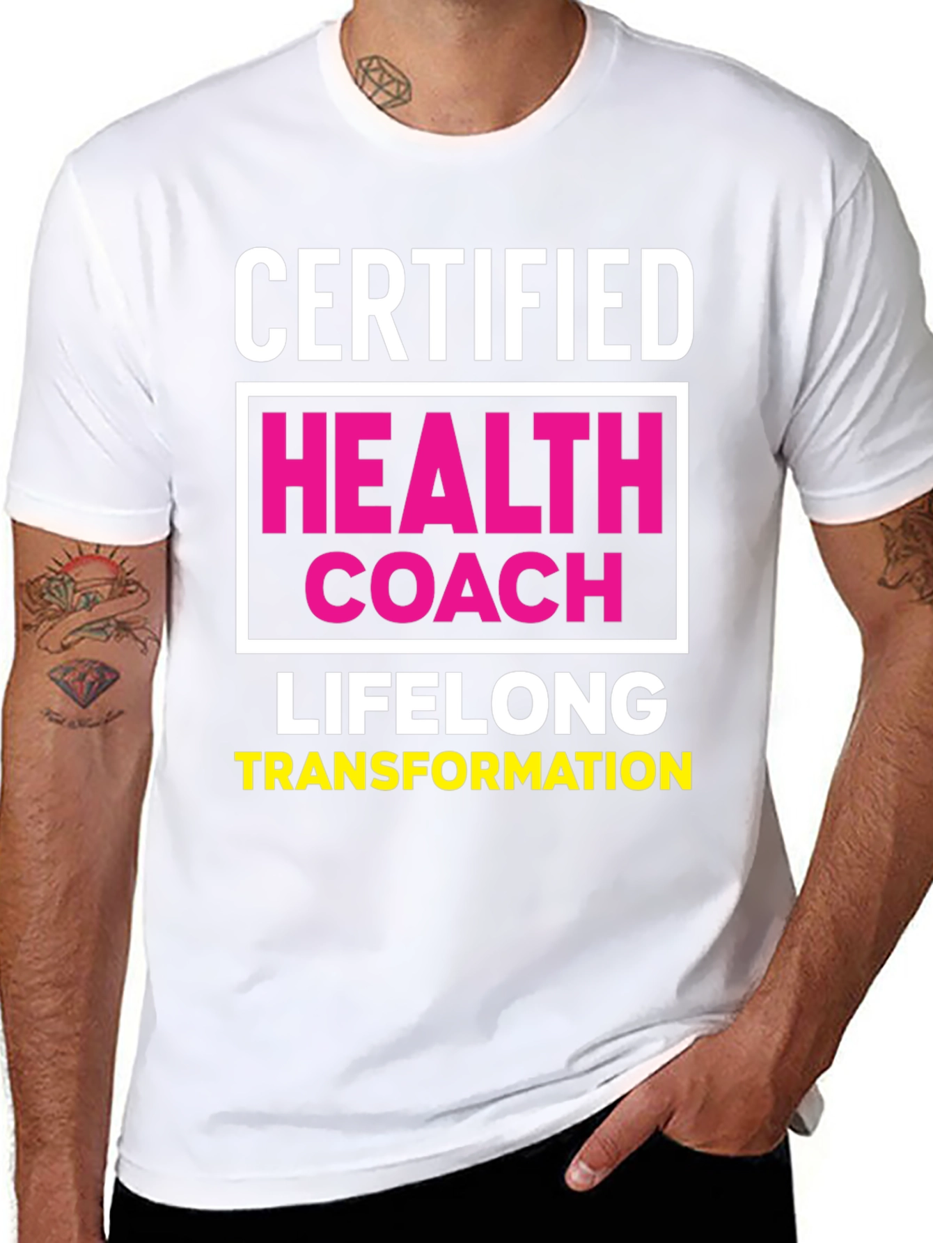 Certified Health Coach T-Shirt - Lifelong Transformation