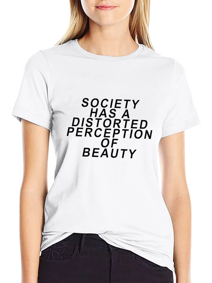 Society Distorted Beauty Graphic T-Shirt
