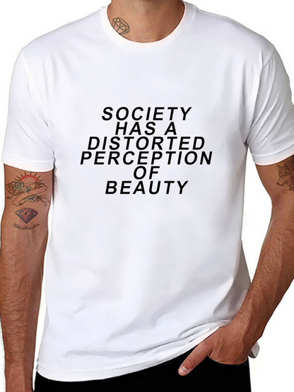 Society Distorted Beauty Graphic T-Shirt