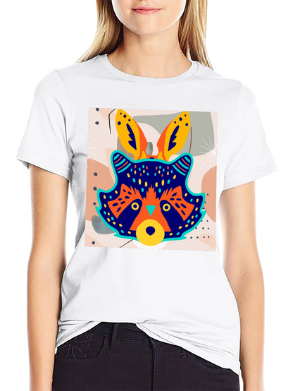 Funky Raccoon Graphic Tee - Stylish Mens Black T-Shirt