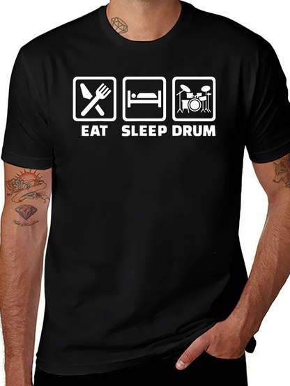 Eat Sleep Drum Funny T-Shirt