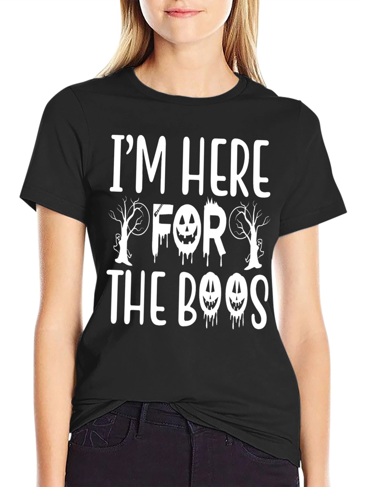 Im Here for the Boos Halloween Graphic Tee