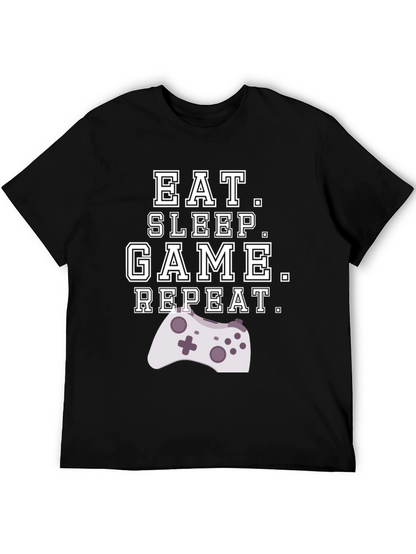 Eat Sleep Game Repeat Gamer T-Shirt