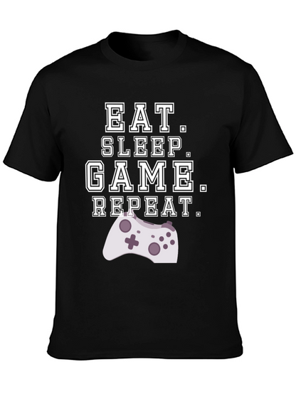 Eat Sleep Game Repeat Gamer T-Shirt