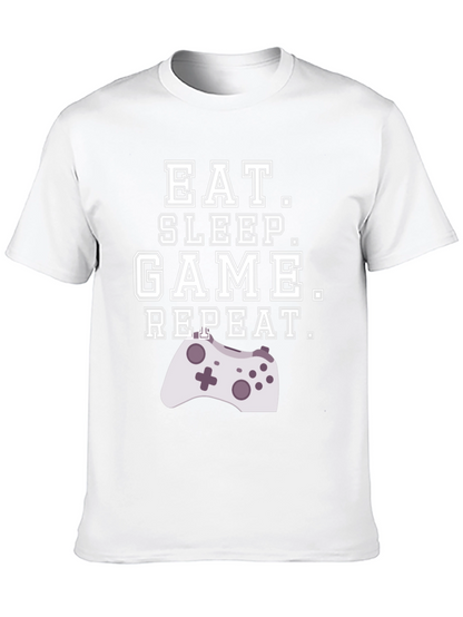 Eat Sleep Game Repeat Gamer T-Shirt