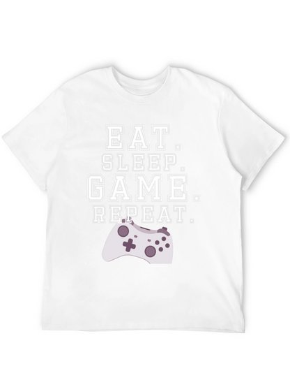 Eat Sleep Game Repeat Gamer T-Shirt