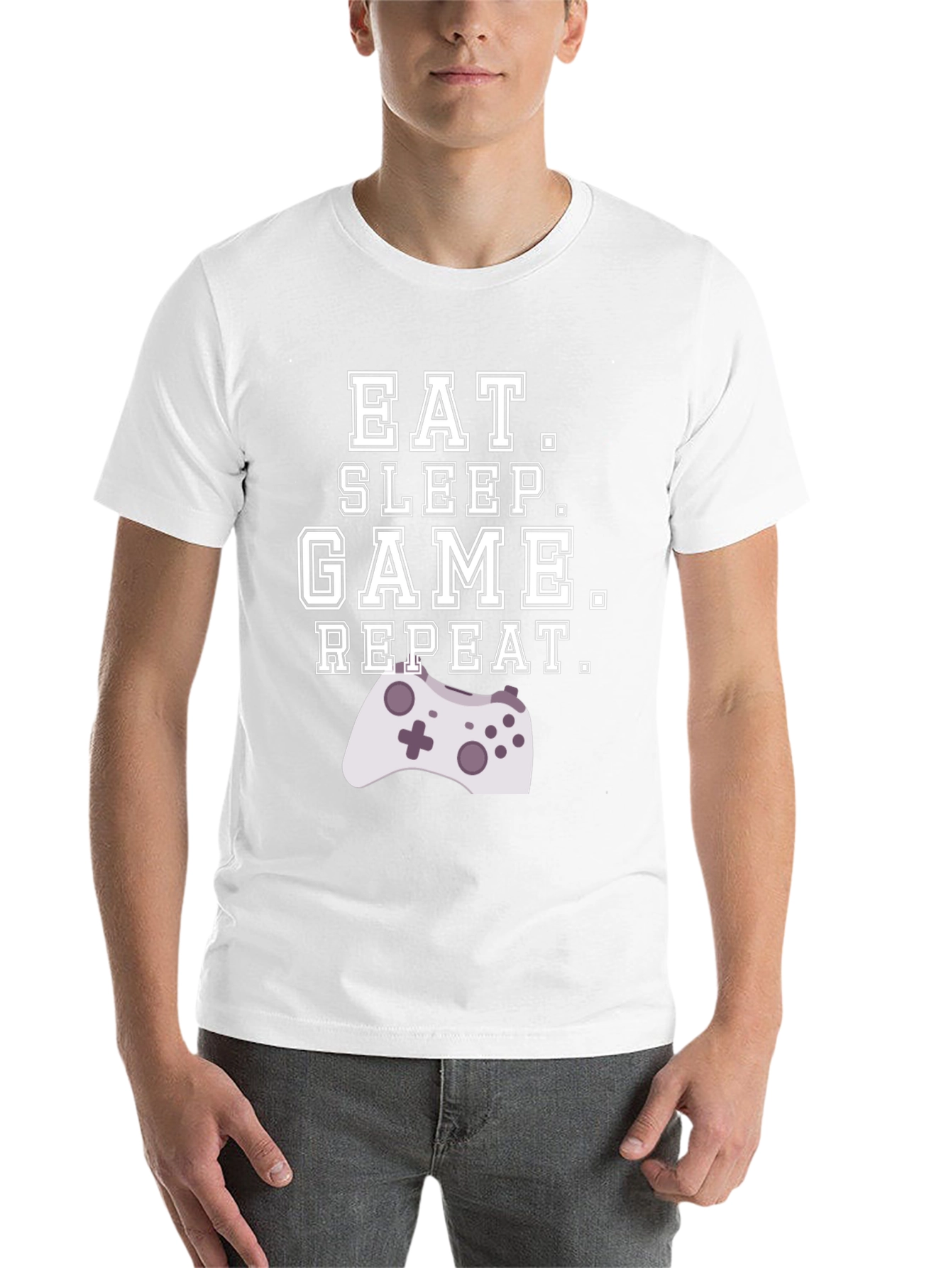 Eat Sleep Game Repeat Gamer T-Shirt