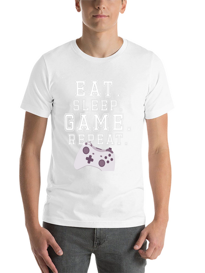 Eat Sleep Game Repeat Gamer T-Shirt