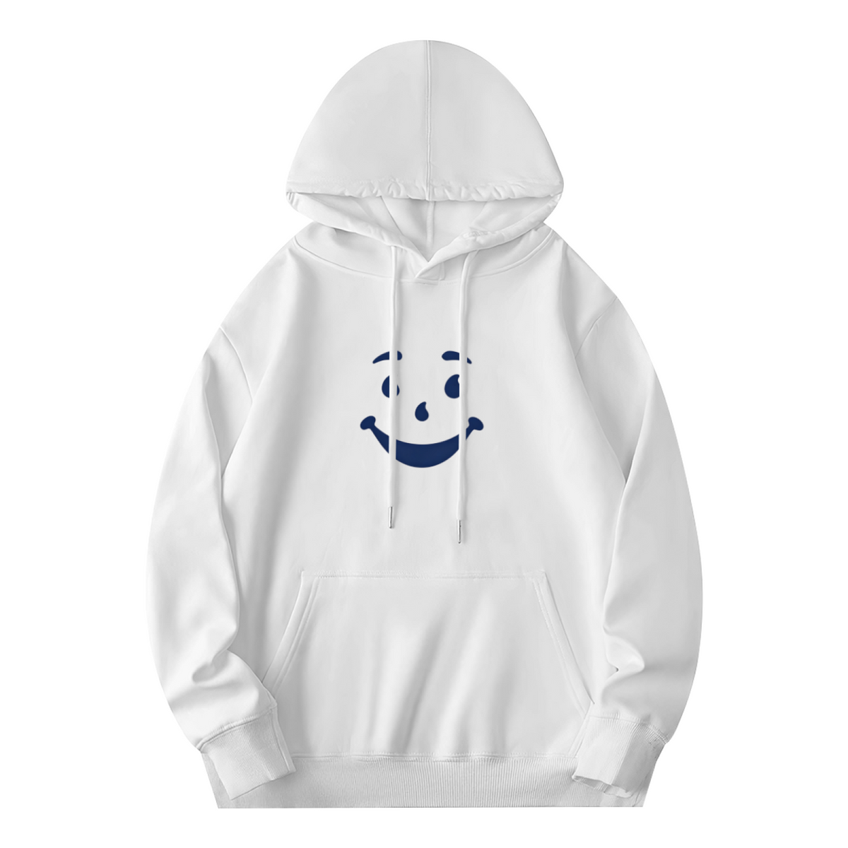 Minimal Cool Smiley Face Simple Graphic Casual Hoodie