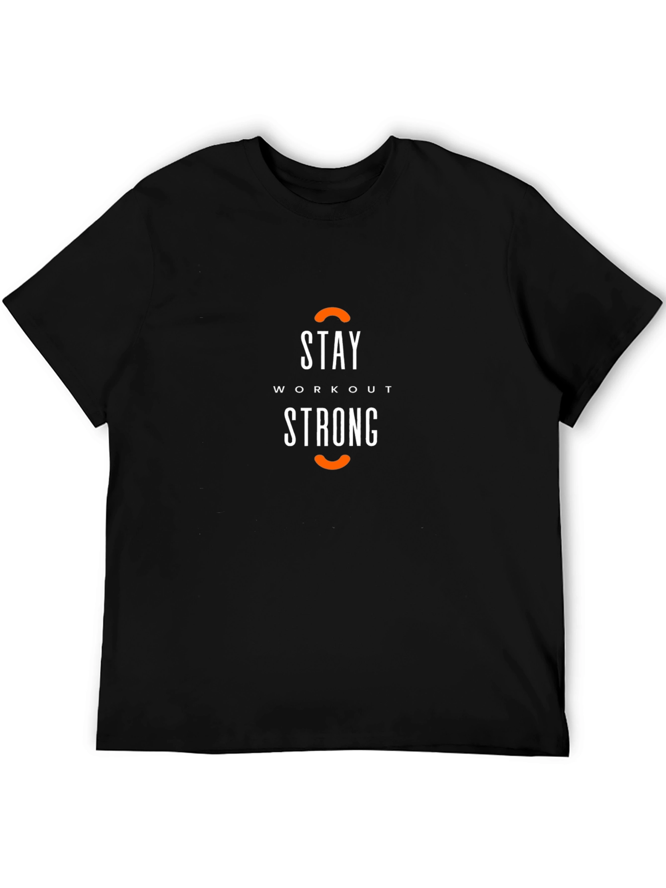 Stay Workout Strong Black T-Shirt