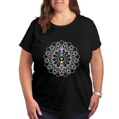 Seven Chakra Mandala Spiritual Yoga Meditation Shirt