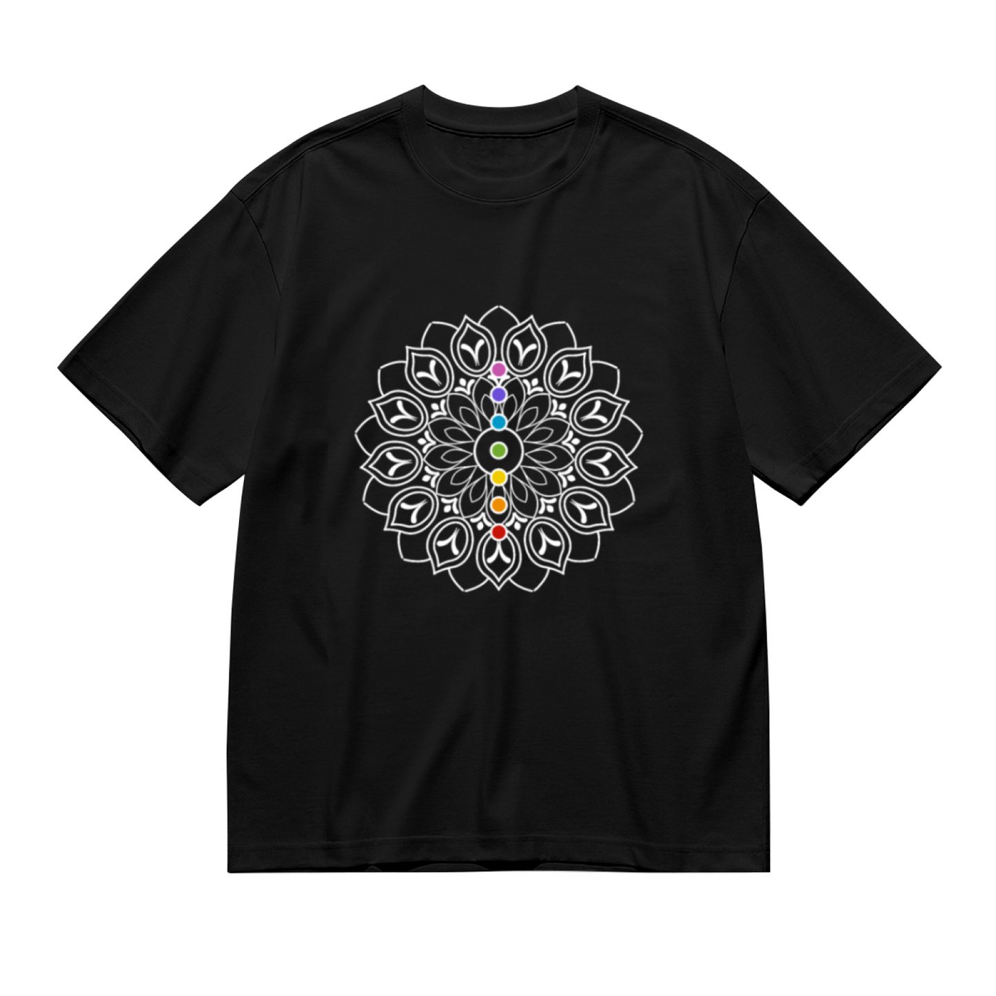 Seven Chakra Mandala Spiritual Yoga Meditation Shirt