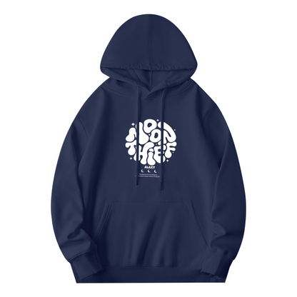 Multi?Skull Demon Monster Dark Art Navy Hoodie