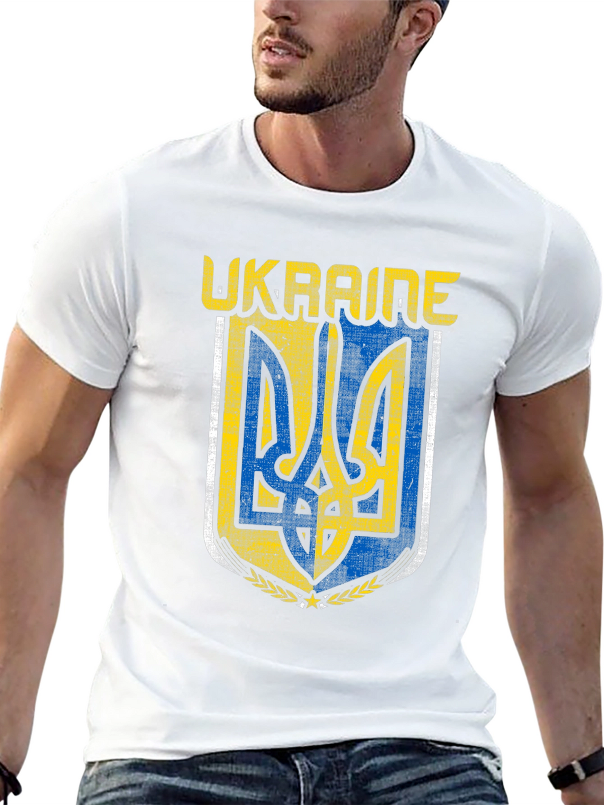 Ukraine Flag Emblem T-Shirt