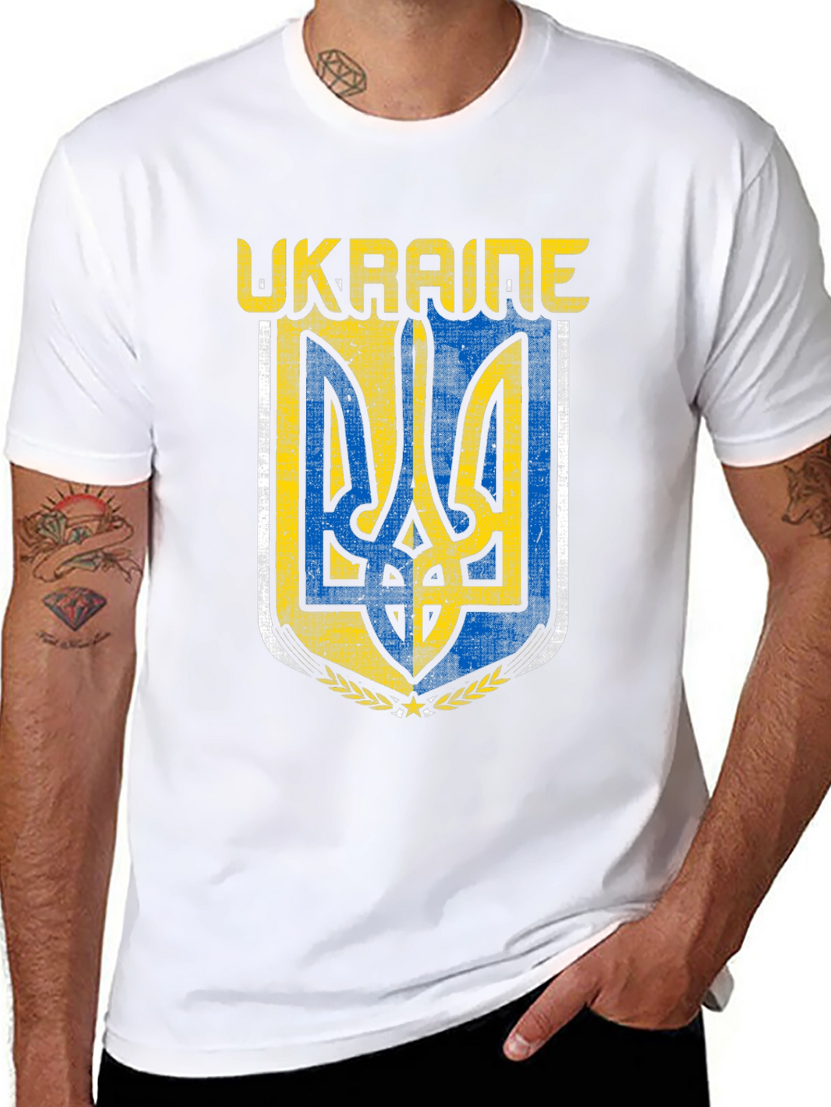 Ukraine Flag Emblem T-Shirt