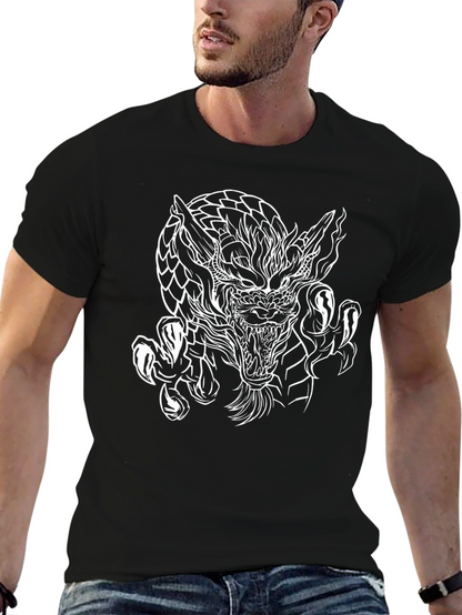 Dragon Graphic Black T-Shirt