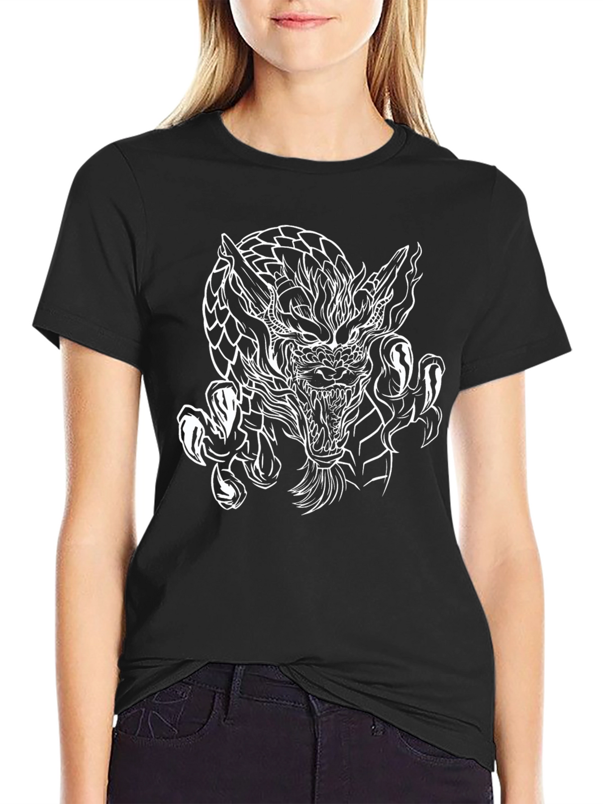 Dragon Graphic Black T-Shirt