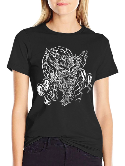 Dragon Graphic Black T-Shirt