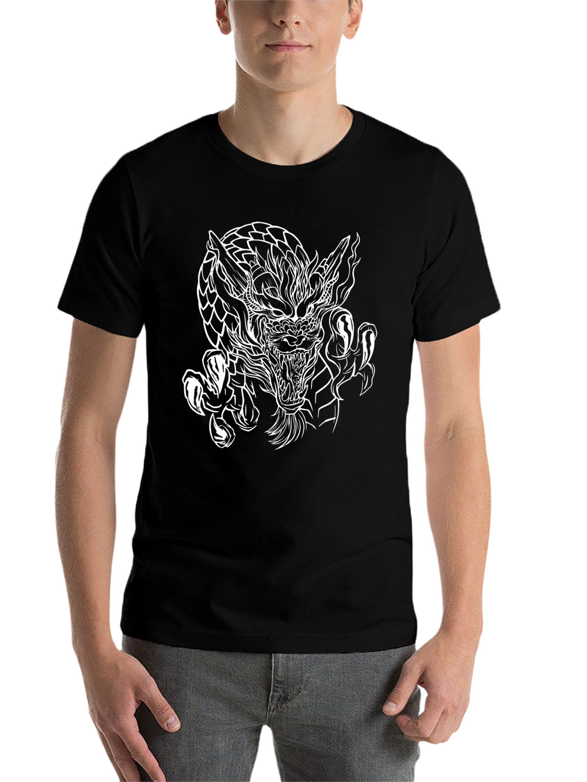 Dragon Graphic Black T-Shirt
