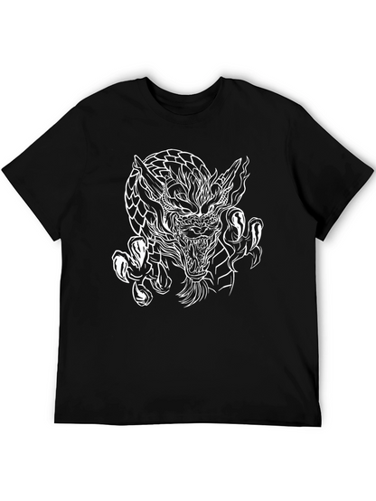 Dragon Graphic Black T-Shirt