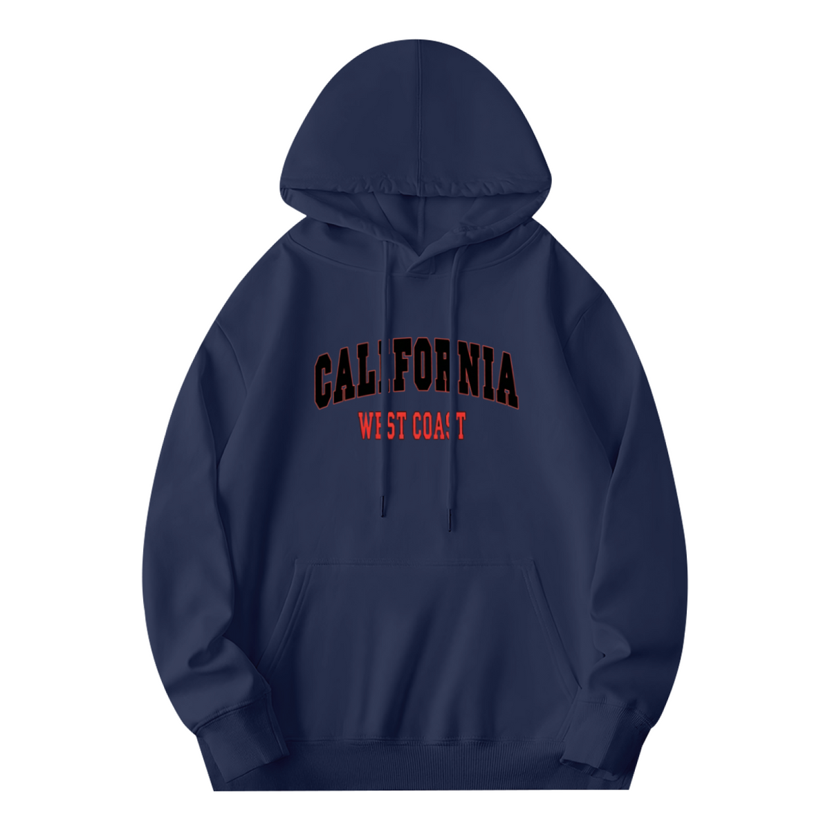 California West Coast Retro College?Style Hoodie