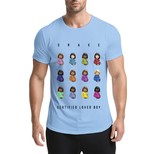 Certified Lover Boy Drake Album Light Blue Tee, Exclusive Gift For Rap Fans