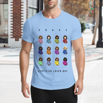 Certified Lover Boy Drake Album Light Blue Tee, Exclusive Gift For Rap Fans