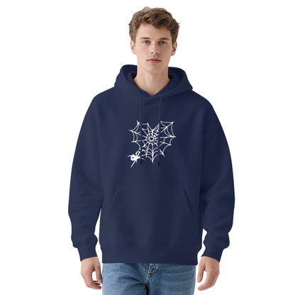 German Funny Quote Wooden Cross Graphic Navy Hoodie