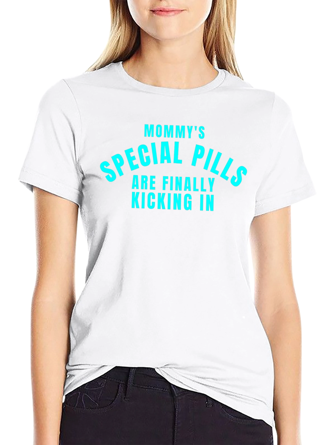 Mommys Special Pills Tee - Black