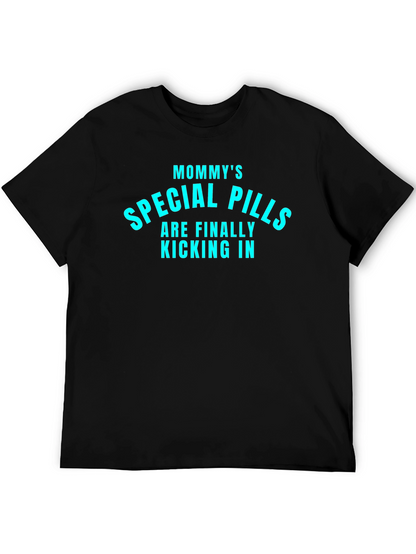 Mommys Special Pills Tee - Black