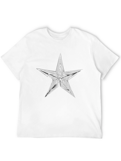 Star Graphic Black T-Shirt - Modern Style