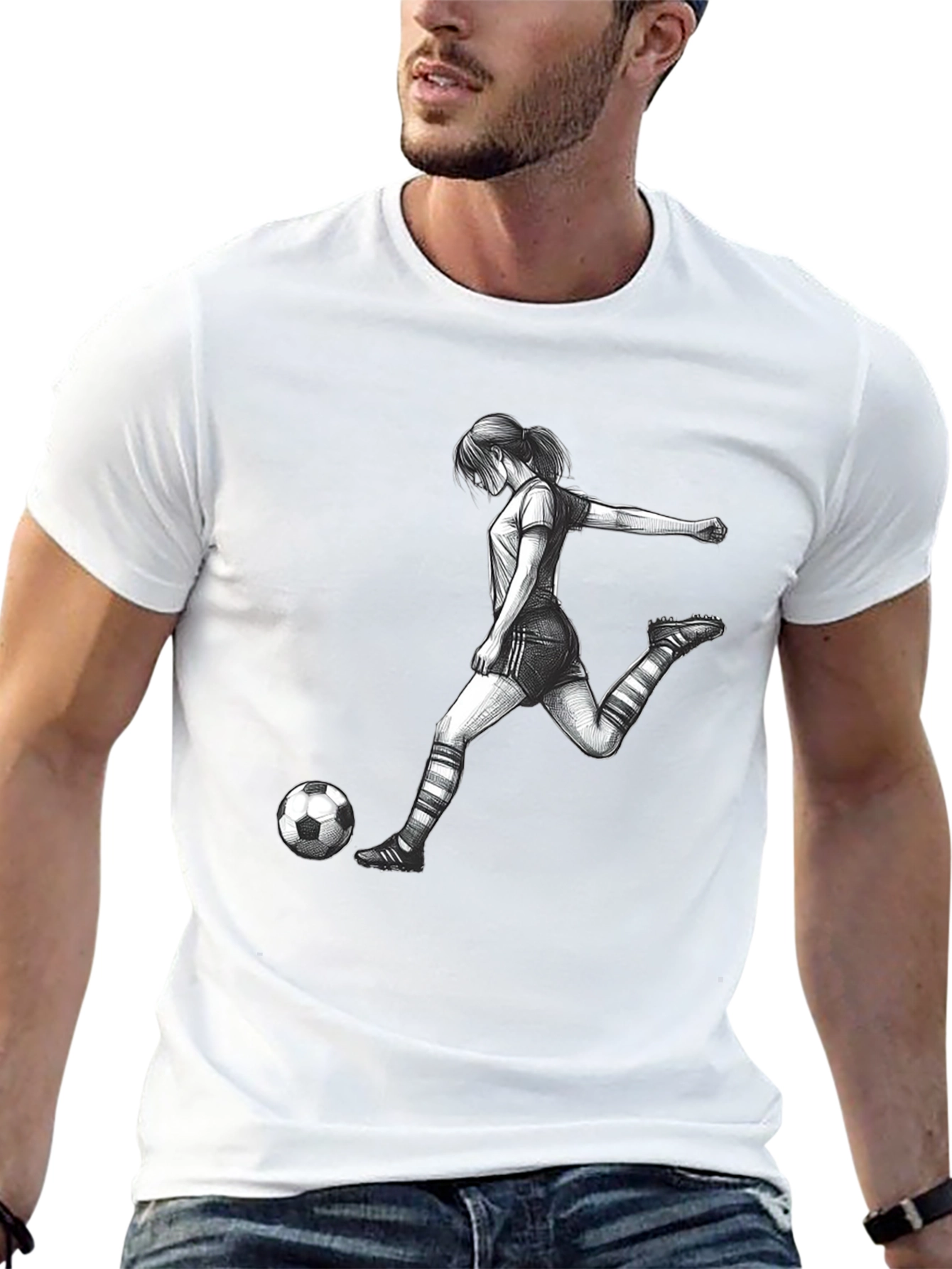 Soccer Girl Graphic Tee