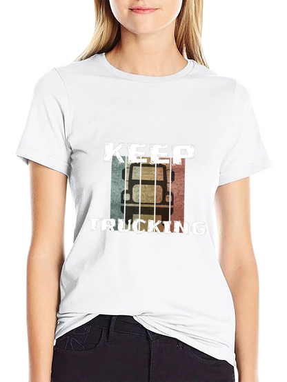 Keep Trucking Retro Graphic Tee