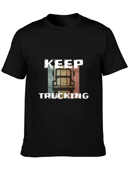 Keep Trucking Retro Graphic Tee