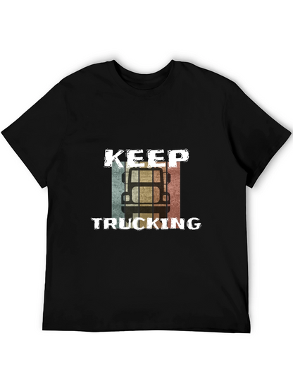 Keep Trucking Retro Graphic Tee