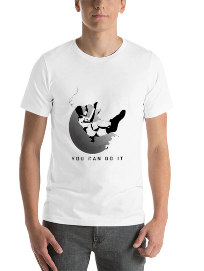 Motivational Climber T-Shirt - You Can Do It!
