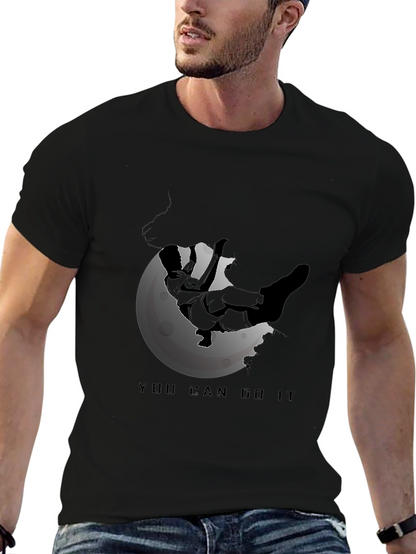 Motivational Climber T-Shirt - You Can Do It!