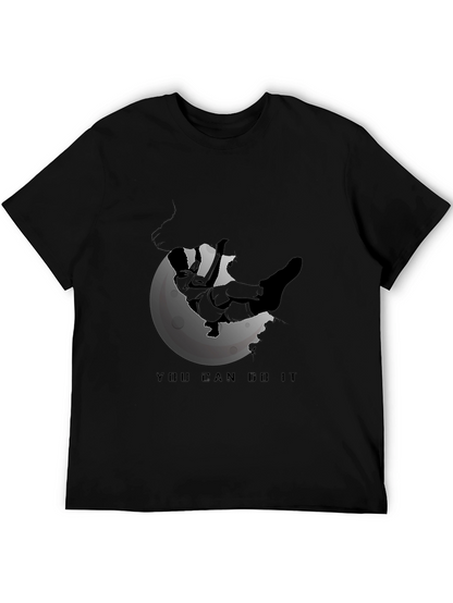 Motivational Climber T-Shirt - You Can Do It!