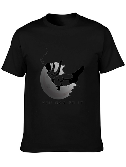 Motivational Climber T-Shirt - You Can Do It!