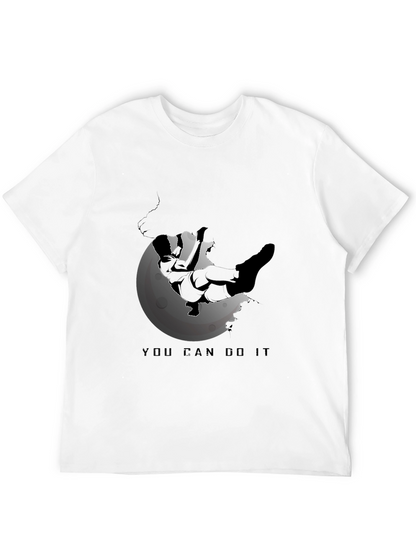 Motivational Climber T-Shirt - You Can Do It!