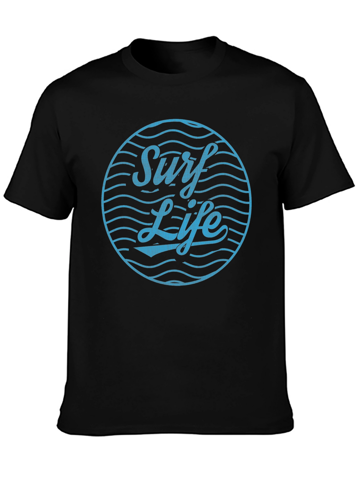Surf Life Graphic Tee - Relaxed Fit Cotton T-Shirt