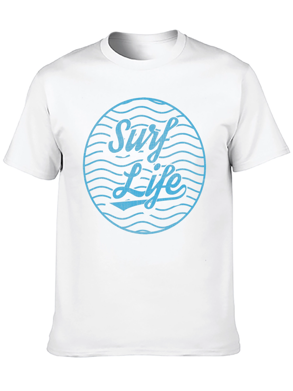 Surf Life Graphic Tee - Relaxed Fit Cotton T-Shirt