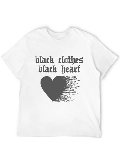 Black Clothes Black Heart Graphic T-Shirt