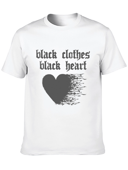 Black Clothes Black Heart Graphic T-Shirt